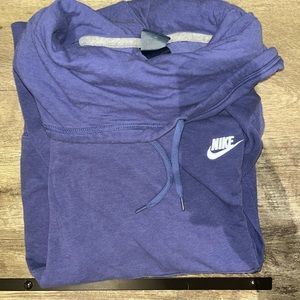 Purple Nike Funnel Neck Sweatshirt